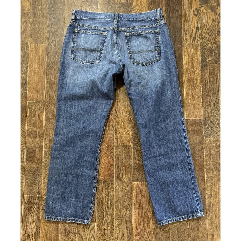 Sonoma Life-Style Straight Jeans Men's Size W34xL30 Blue Low‎ Rise